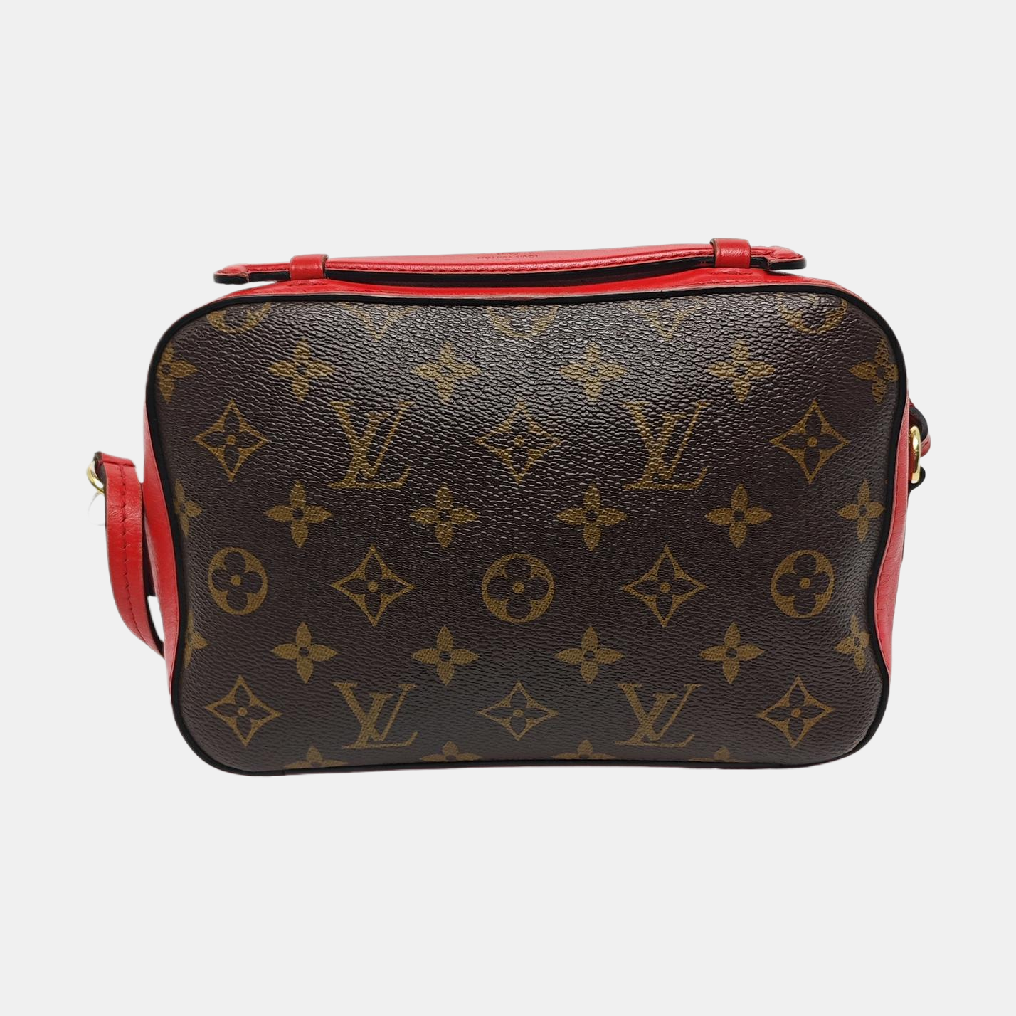 SAINTONGE Monogram Coated Canvas Brown