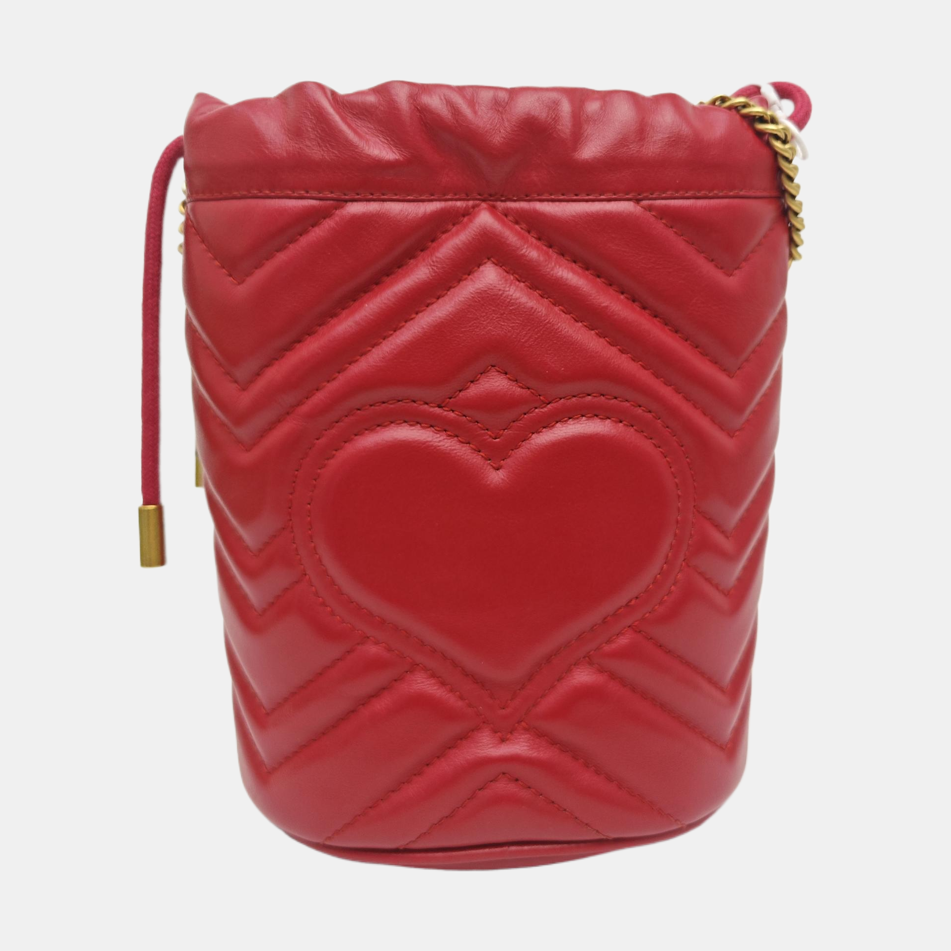 GG Marmont Mini Quilted Calfskin Red