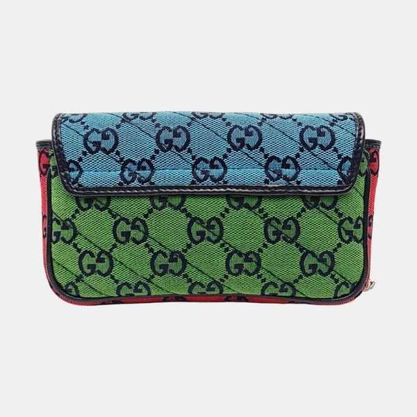 GG Marmont Mini Quilted Canvas Multicolor