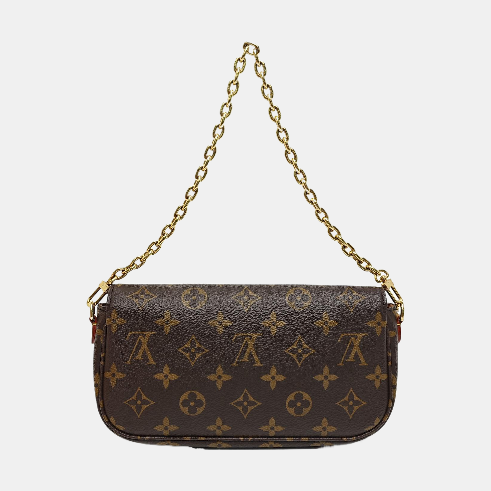IVY Monogram Coated Canvas Brown