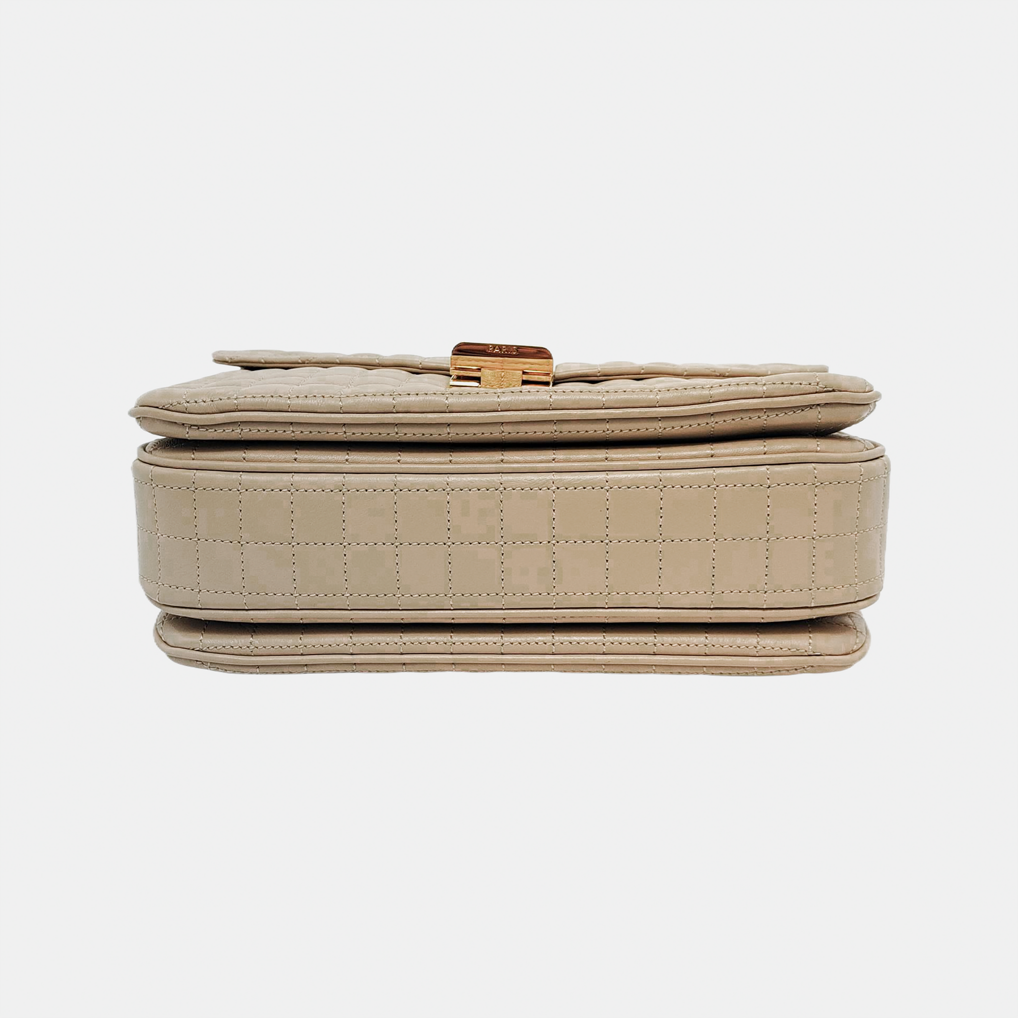 Quilted Calfskin Beige