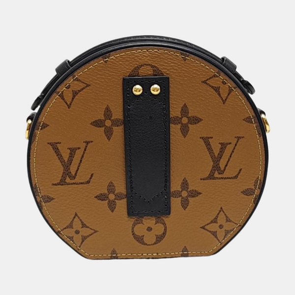 BOITE CHAPEAU Mini Monogram Coated Canvas Brown