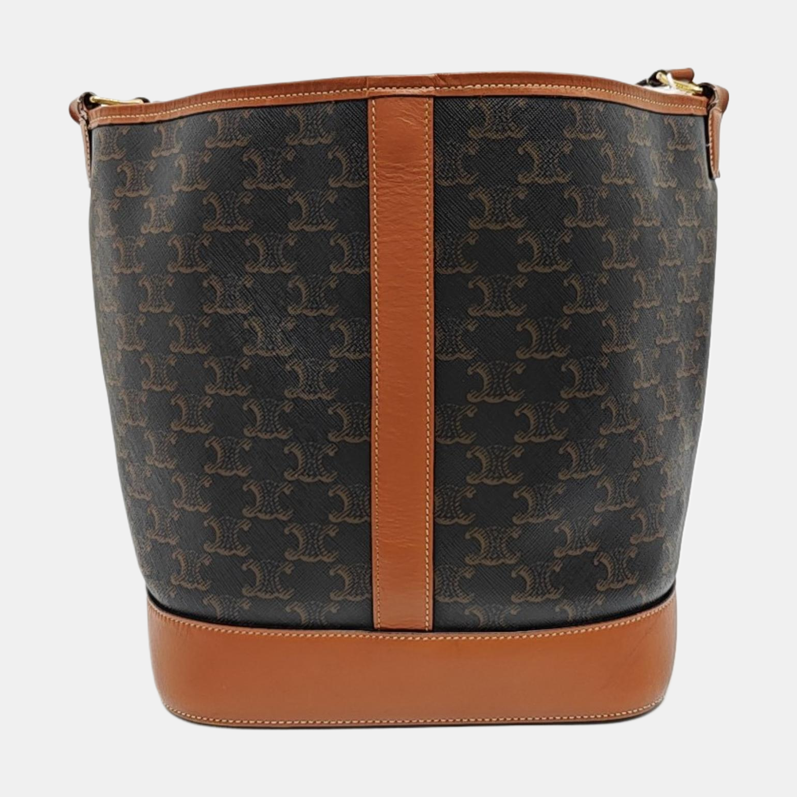 TRIOMPHE CANVAS Medium Coated Canvas Brown