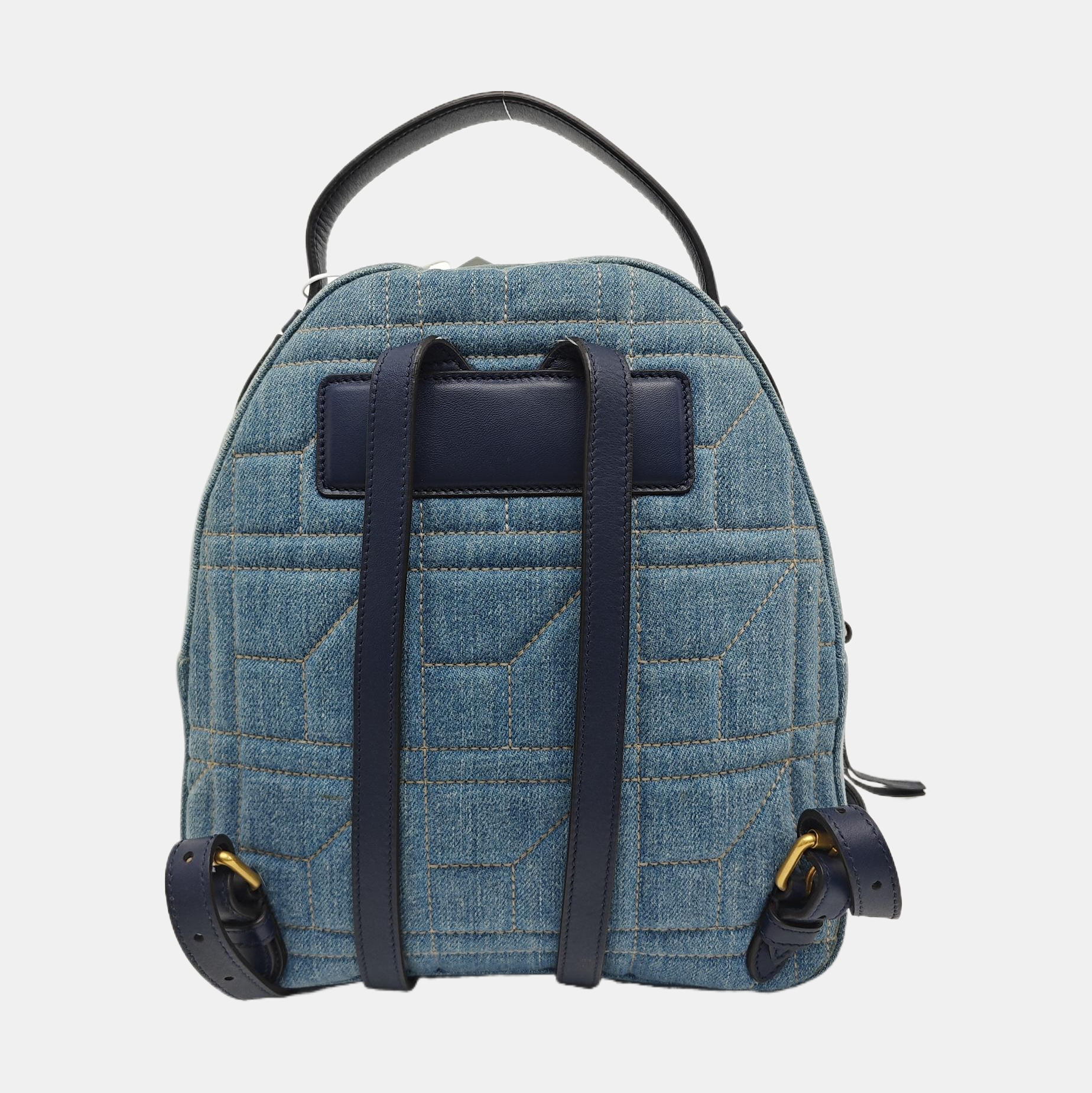 GG Marmont Small Quilted Denim Blue