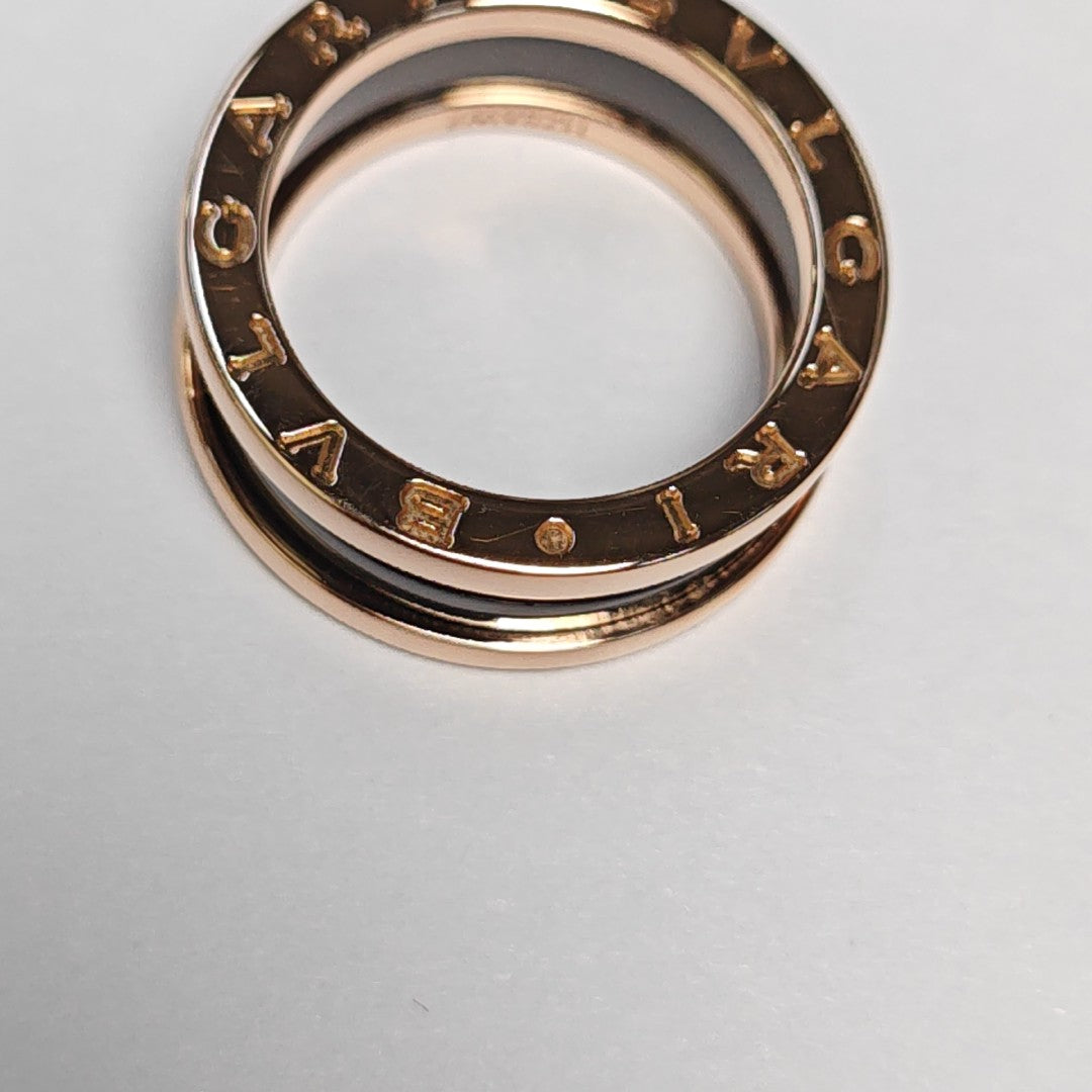 B.ZERO1 18k Rose Gold Ring EU 50