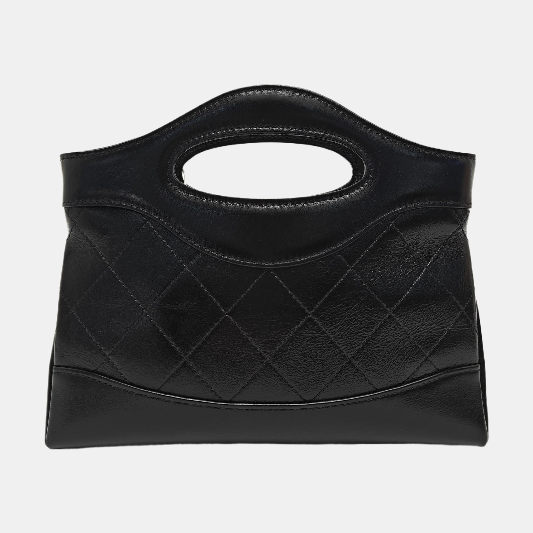 CHANEL 31 Nano Quilted Calfskin Black
