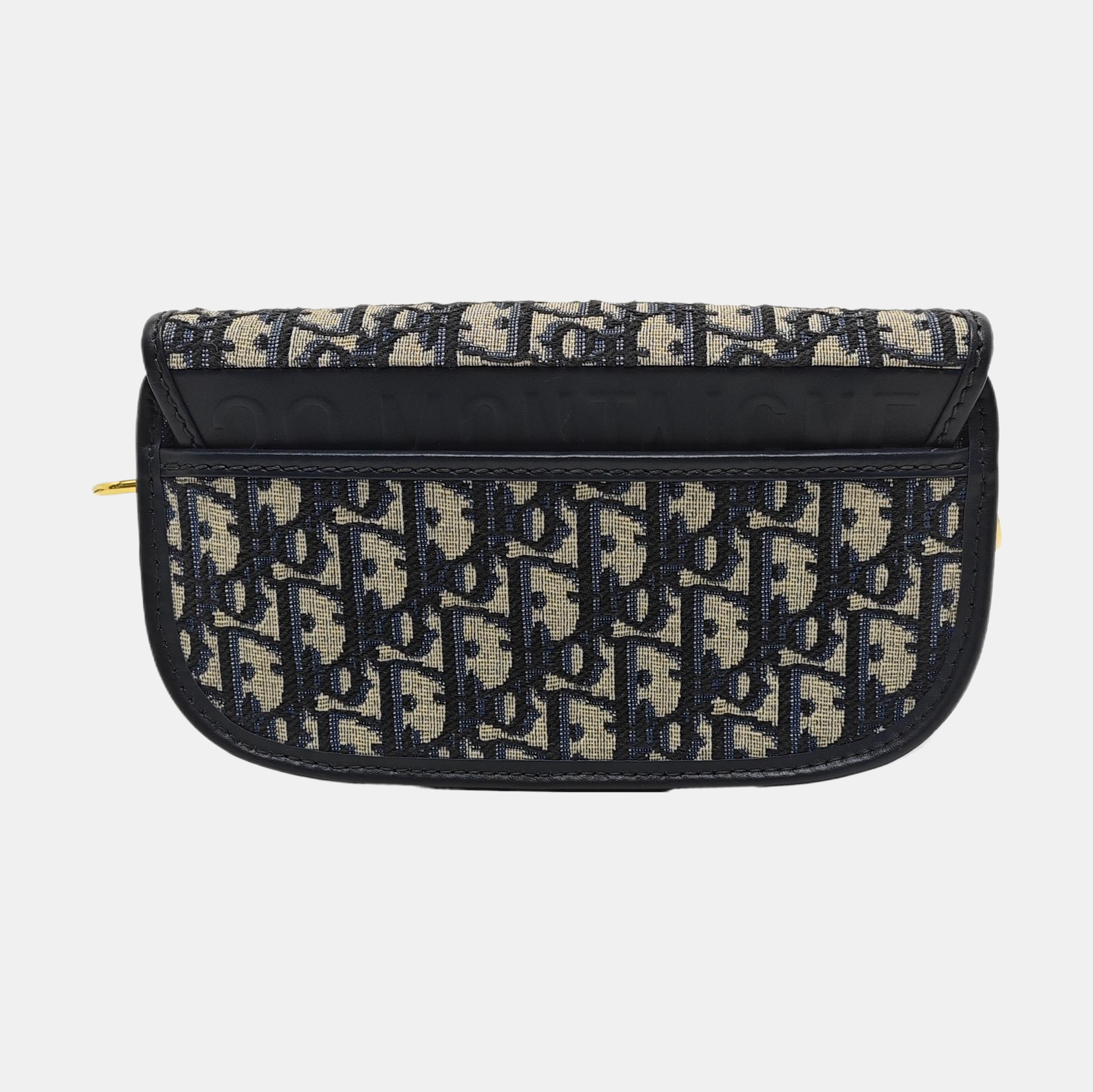Bobby East-West Medium Oblique Canvas Blue