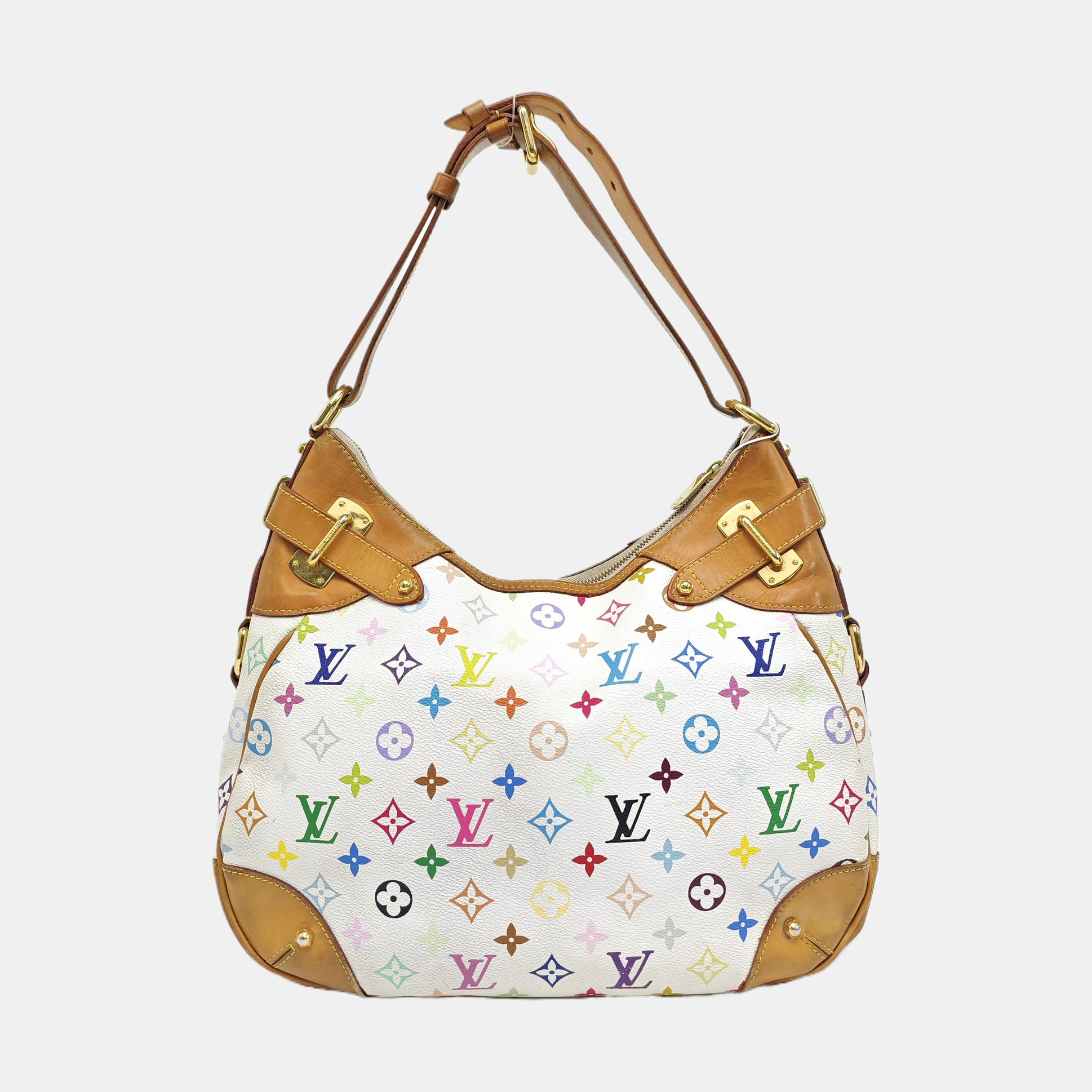 LV × TM GRETA Monogram Coated Canvas White