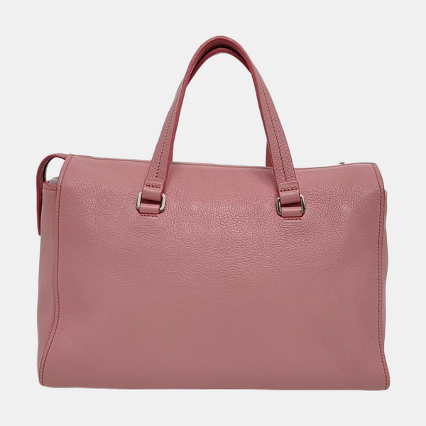 Calfskin Shoulder Bag Pink