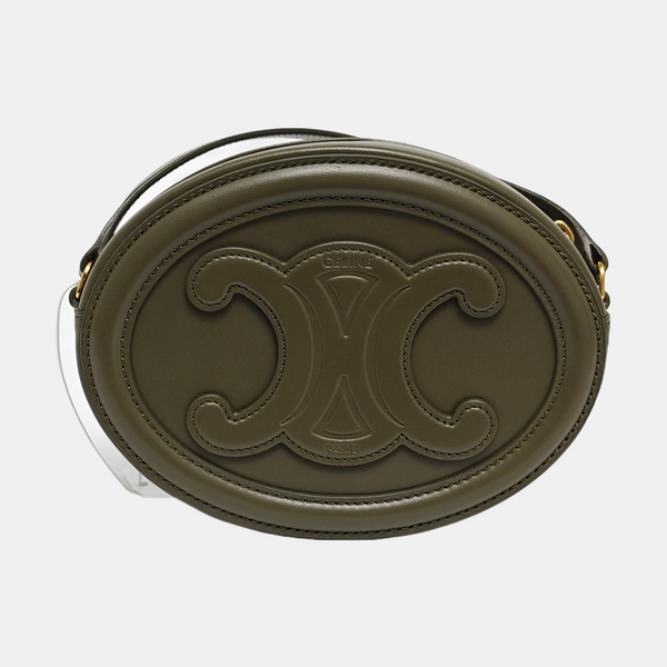 Authenticated pre-owned  TRIOMPHE Calfskin Green - Shoulder Bag at Looply