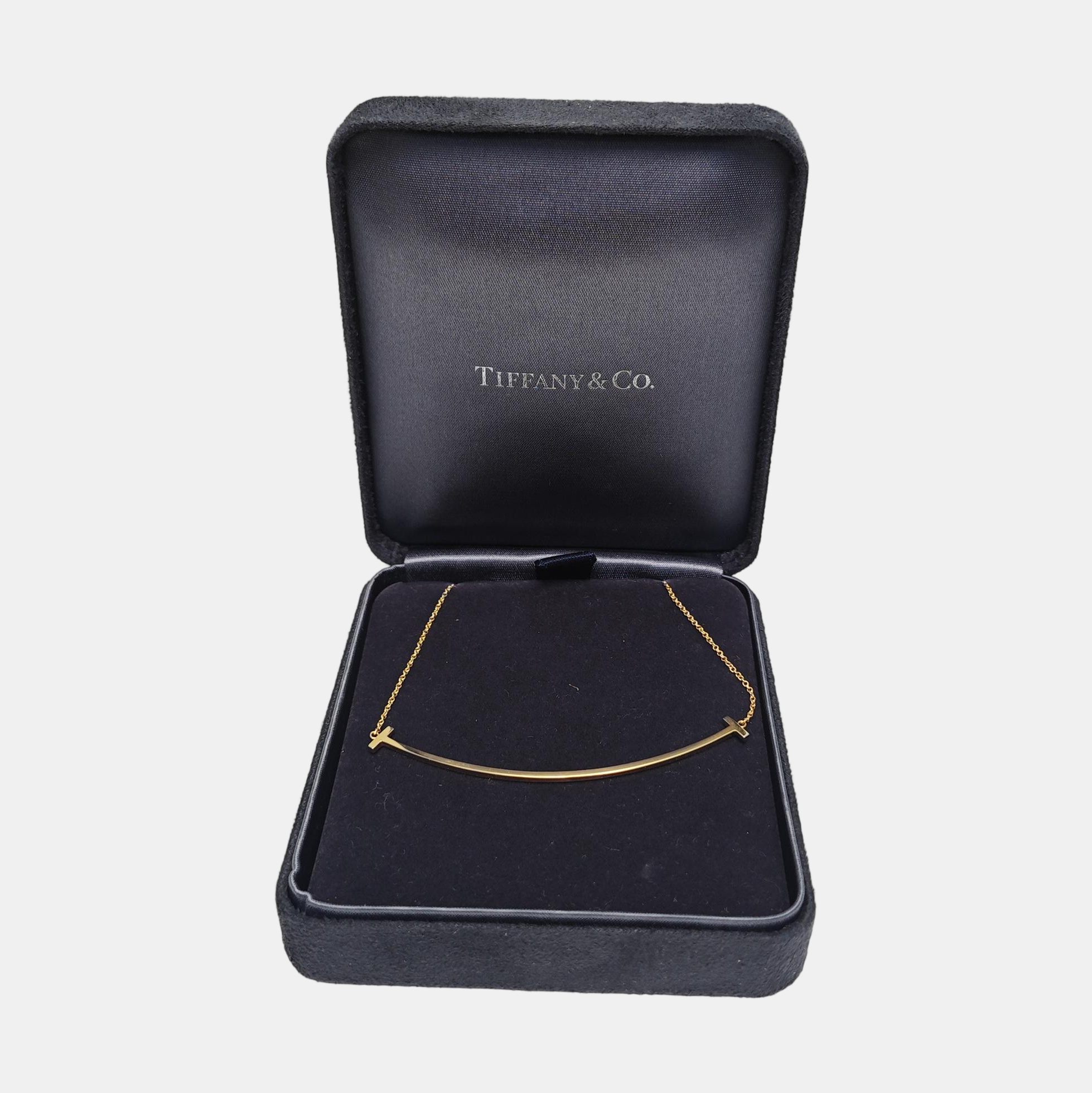 Tiffany T 18k Rose Gold Necklace