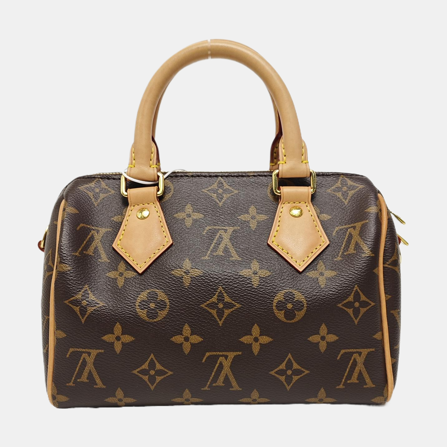 SPEEDY 20 Monogram Coated Canvas Brown