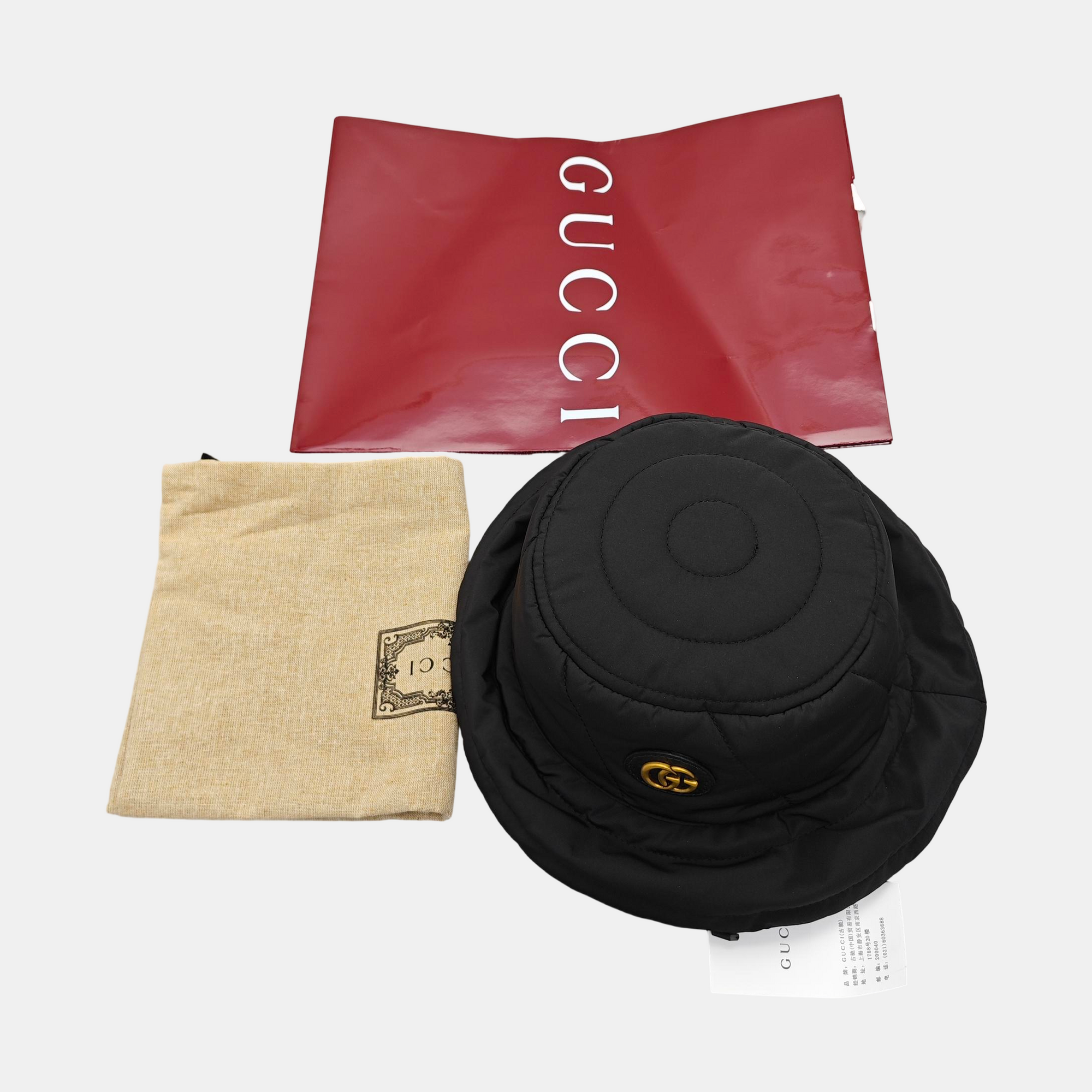 Polyester Hat Black