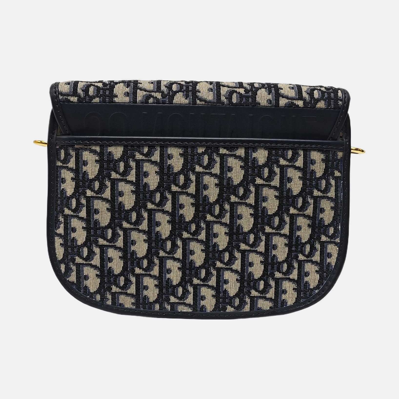 Bobby East-West Medium Oblique Canvas Blue