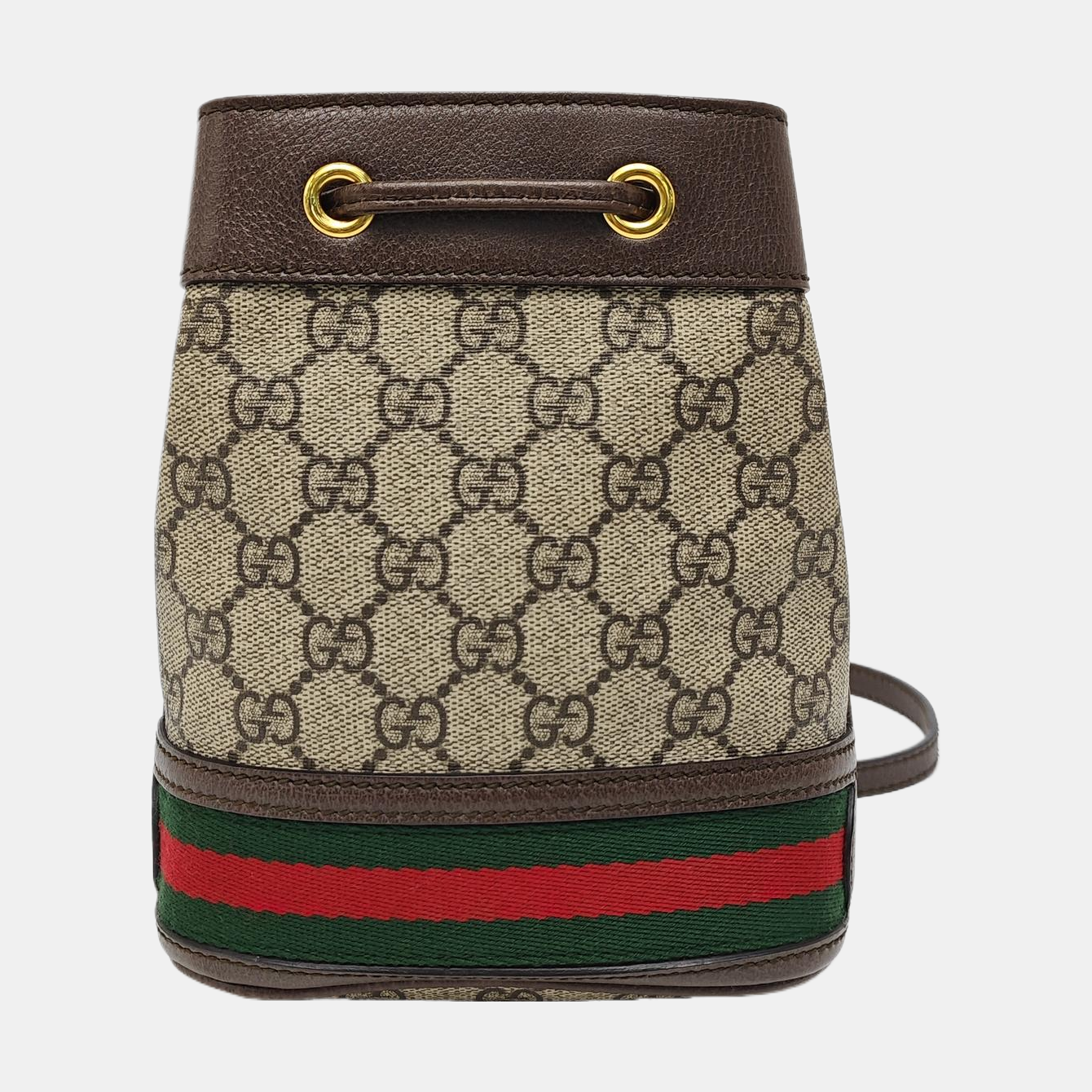 Ophidia Mini Monogram Coated Canvas Beige