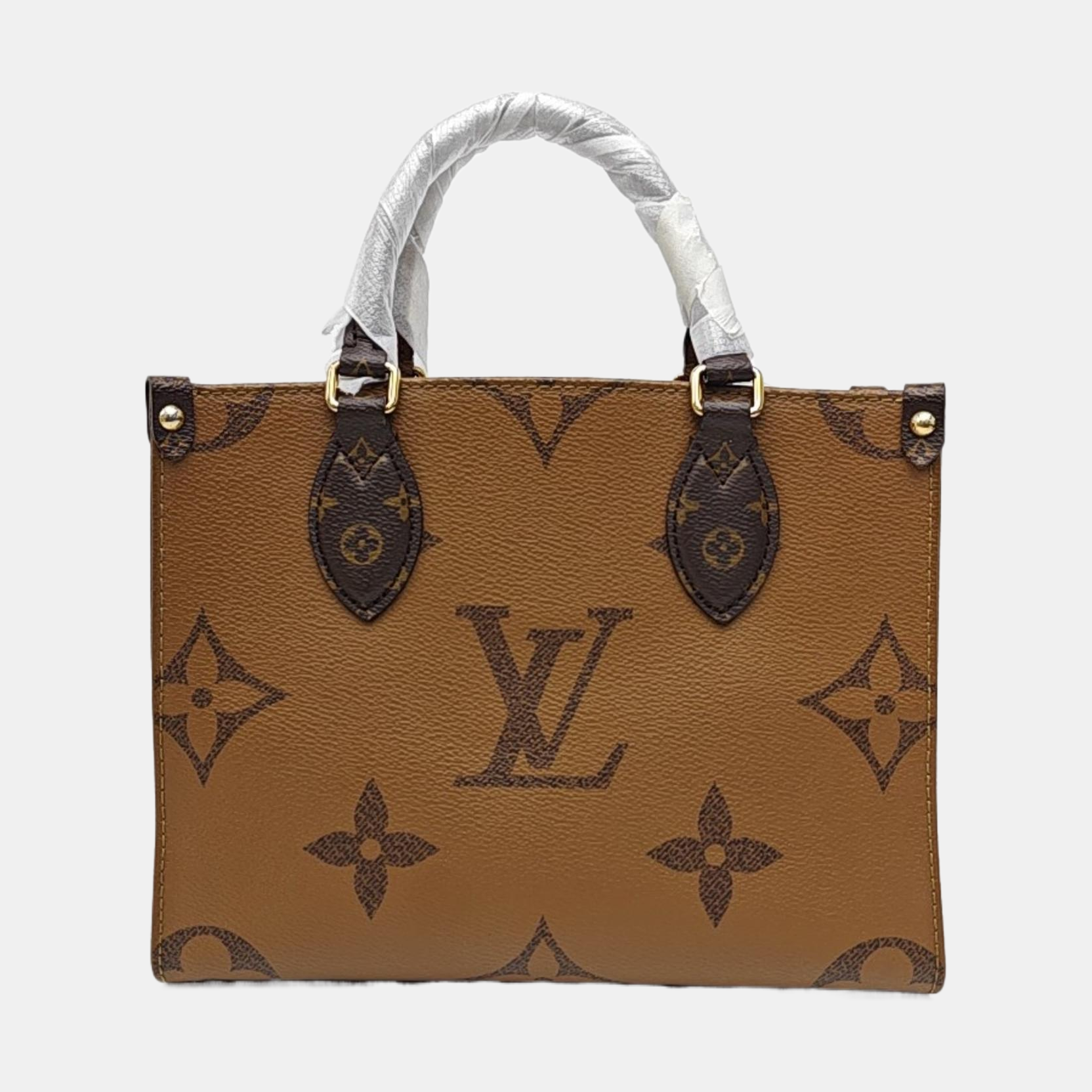 ONTHEGO PM Monogram Coated Canvas Brown