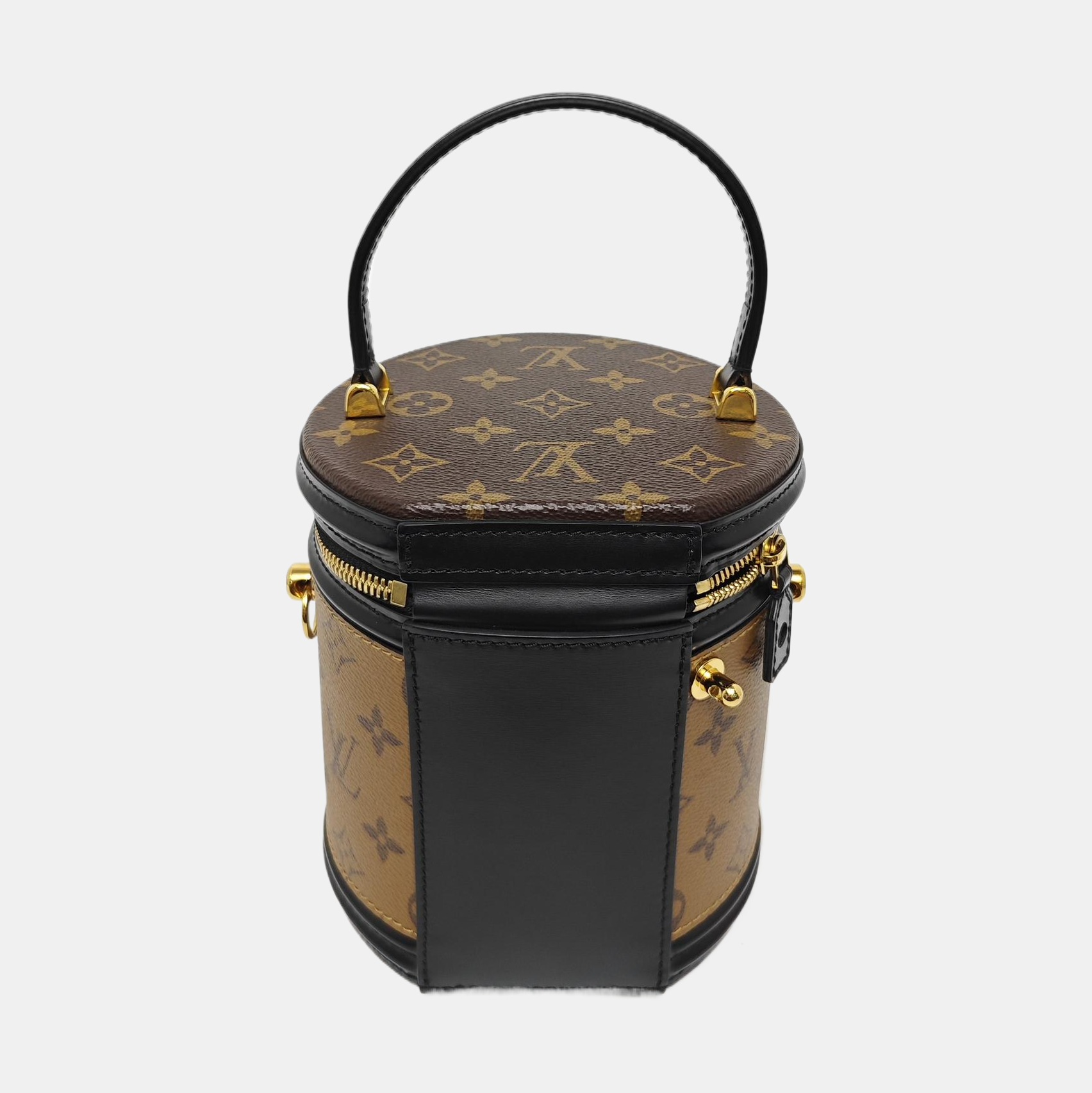 CANNES PM Monogram Coated Canvas Brown