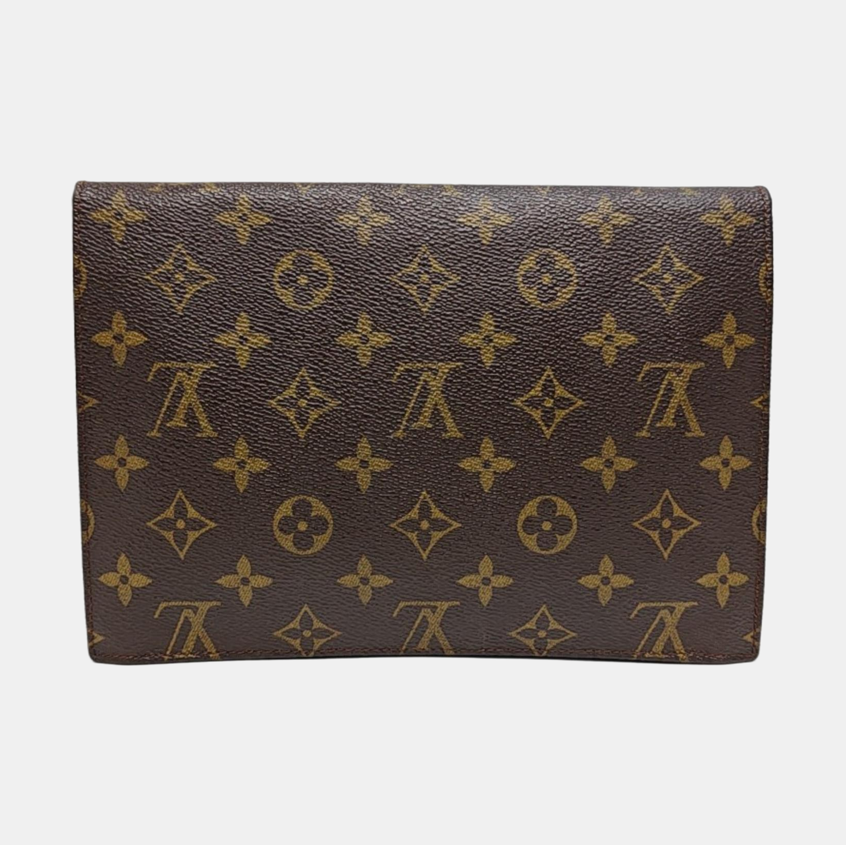 POCHETTE RABAT Monogram Coated Canvas Brown