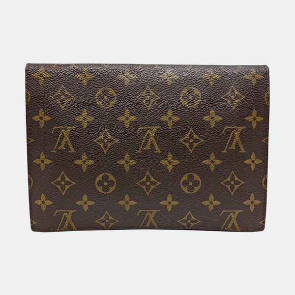 POCHETTE RABAT Monogram Coated Canvas Brown