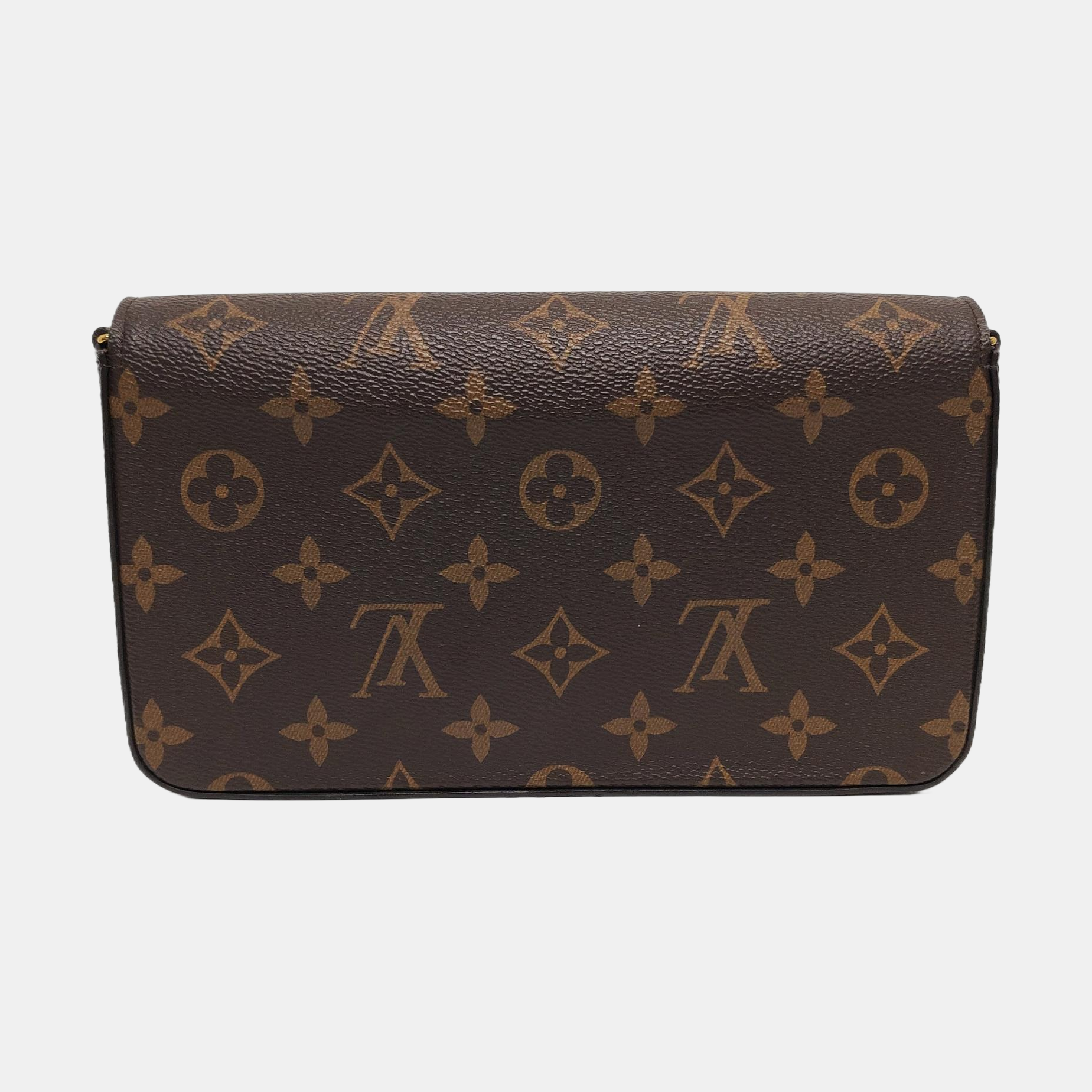 FÉLICIE Monogram Coated Canvas Brown