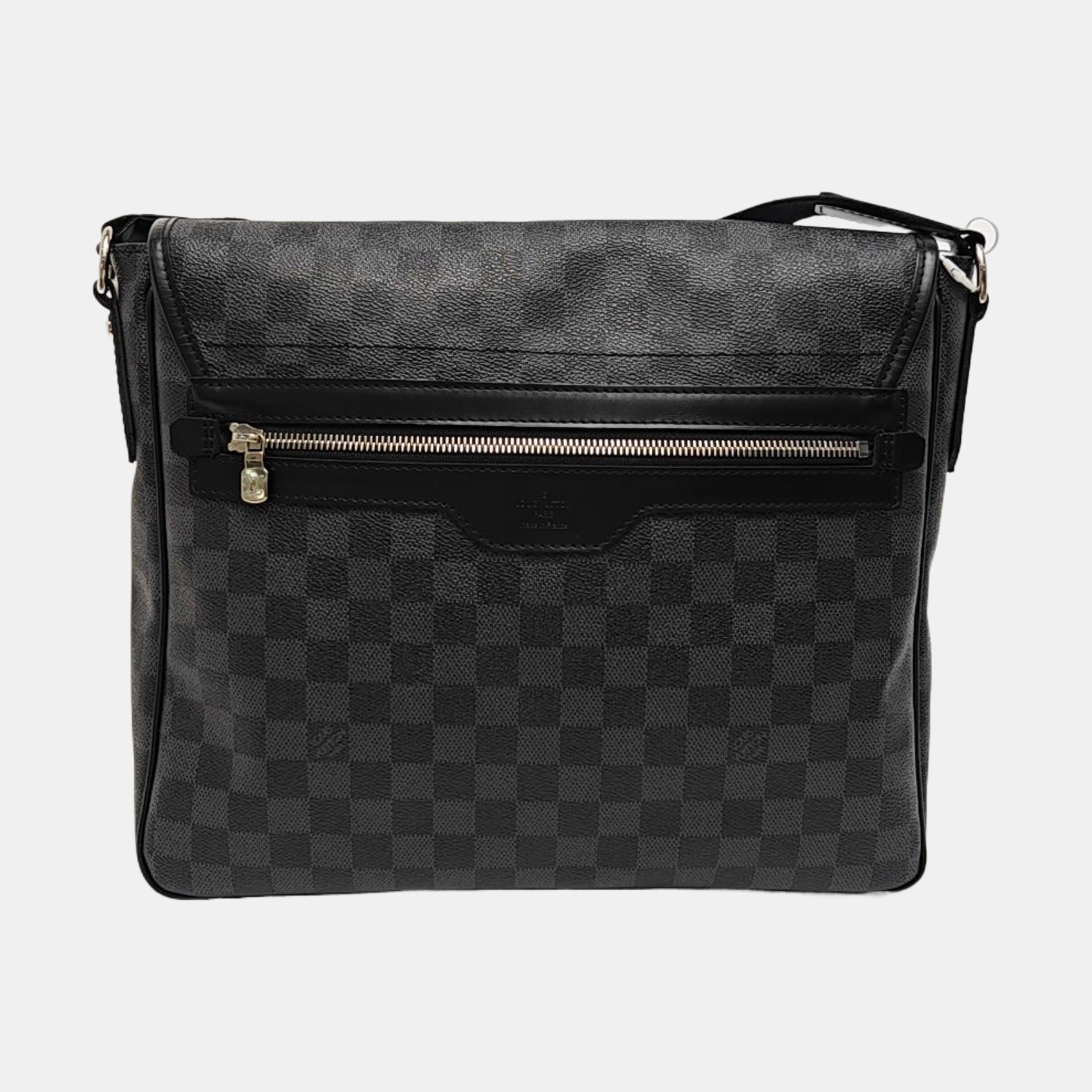 DANIEL Damier Graphite Coated Canvas Gray