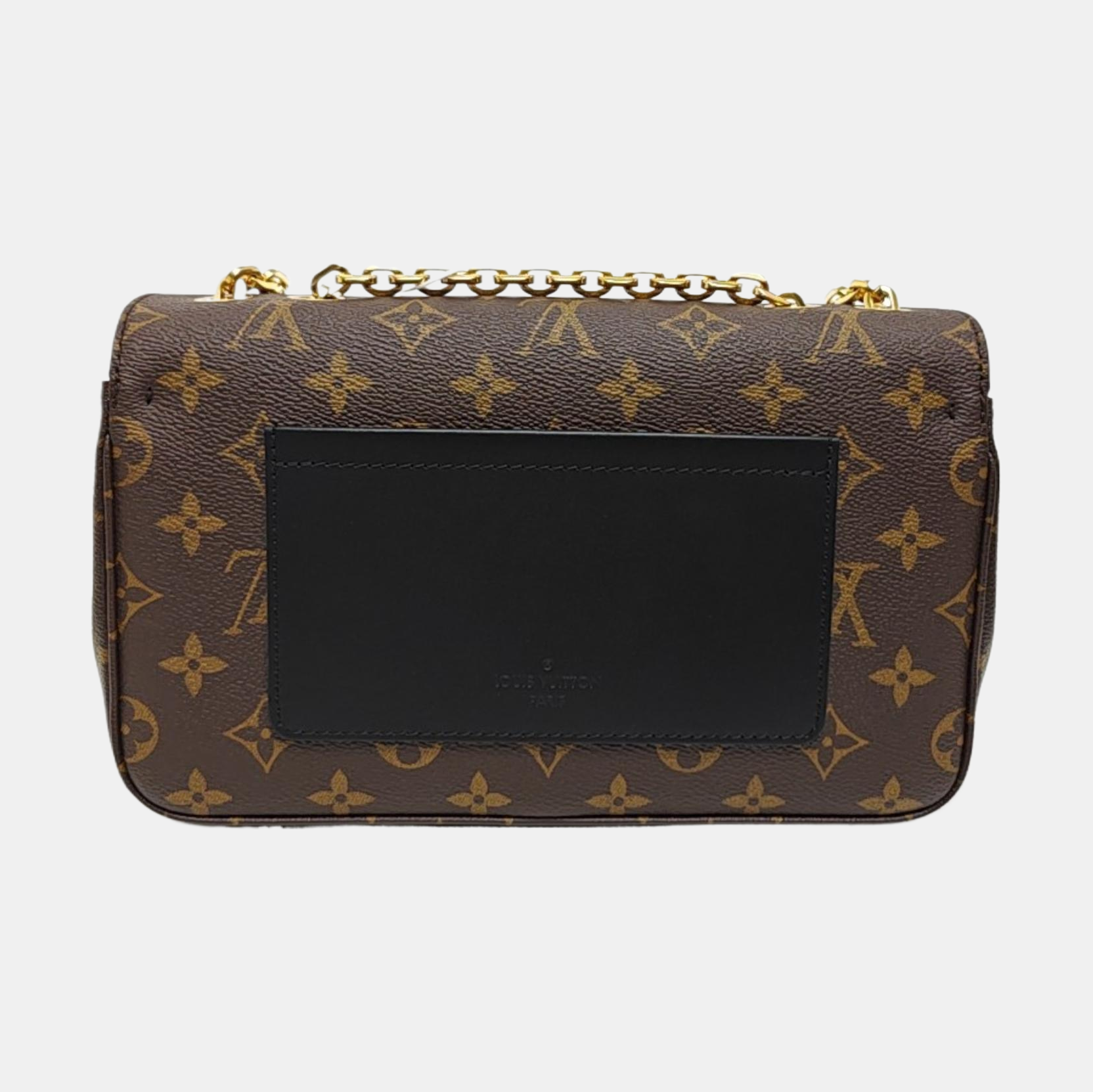MARCEAU Monogram Coated Canvas Brown