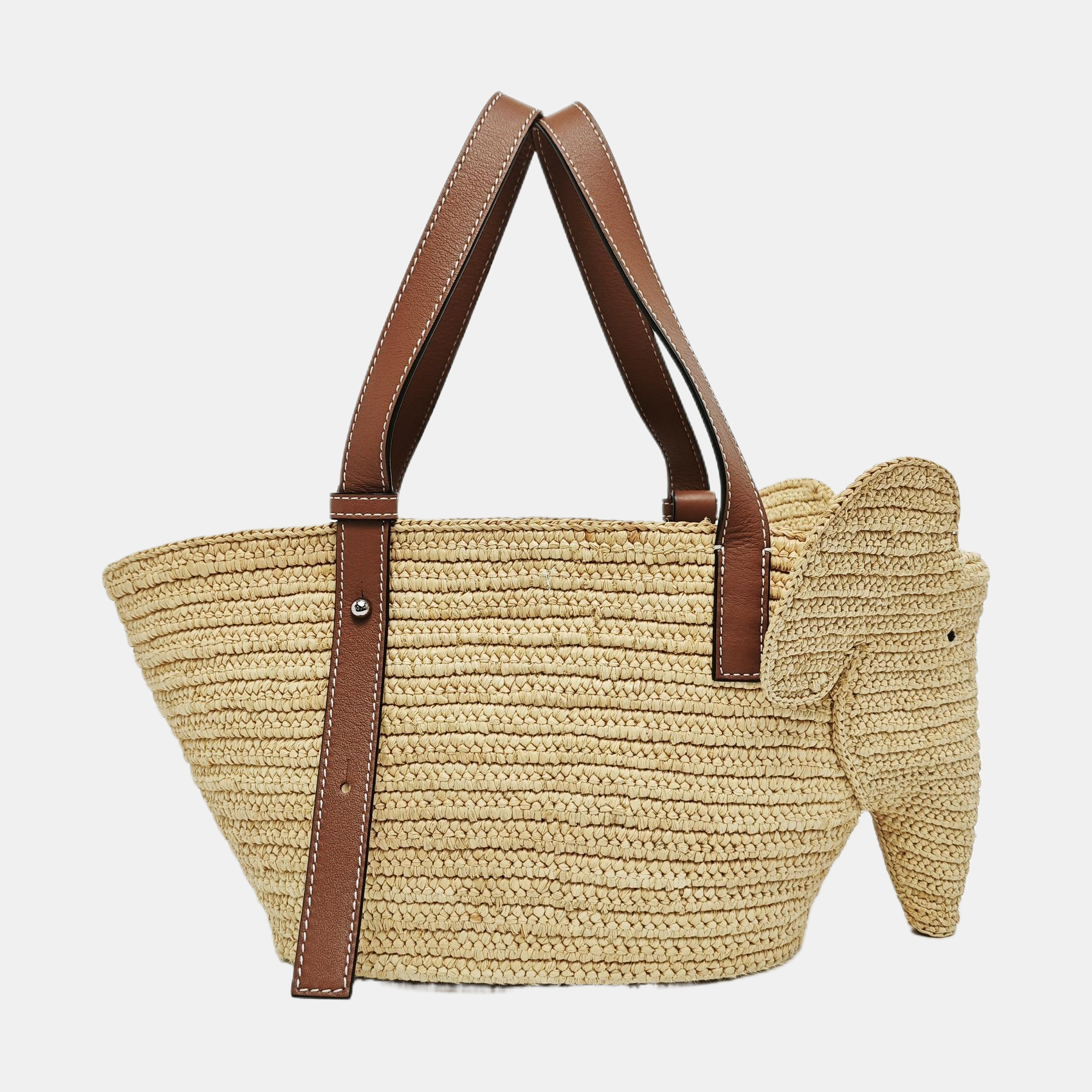 Basket Small Straw Beige
