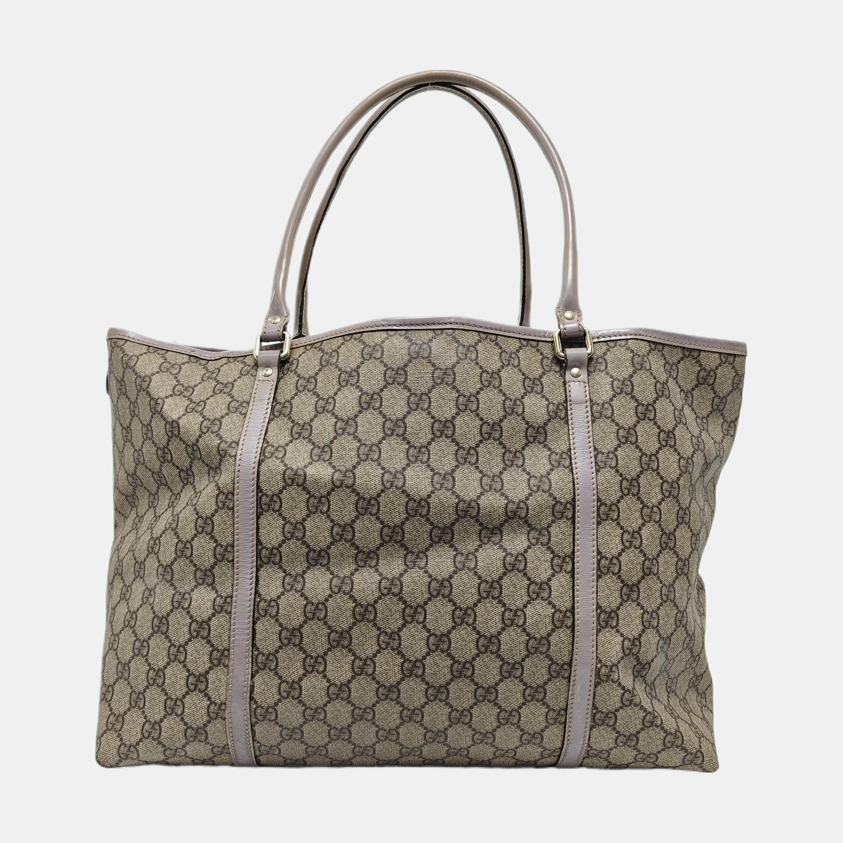 Monogram Coated Canvas Beige