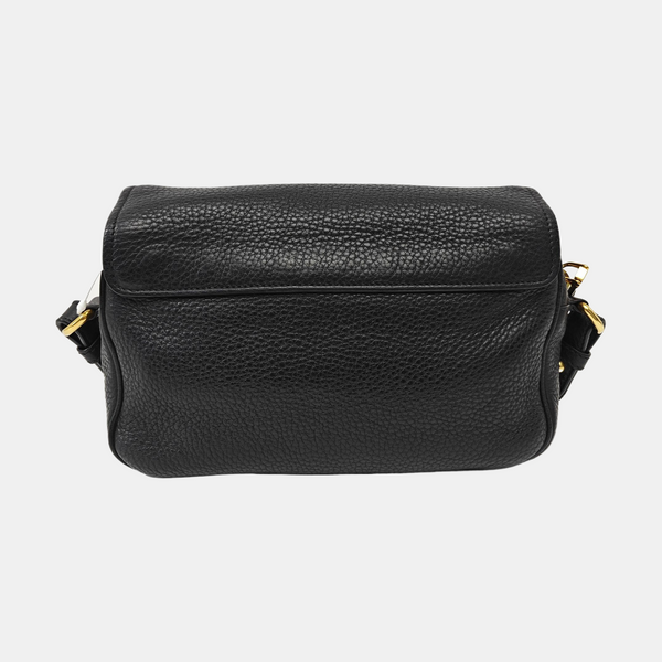 Calfskin Shoulder Bag Black