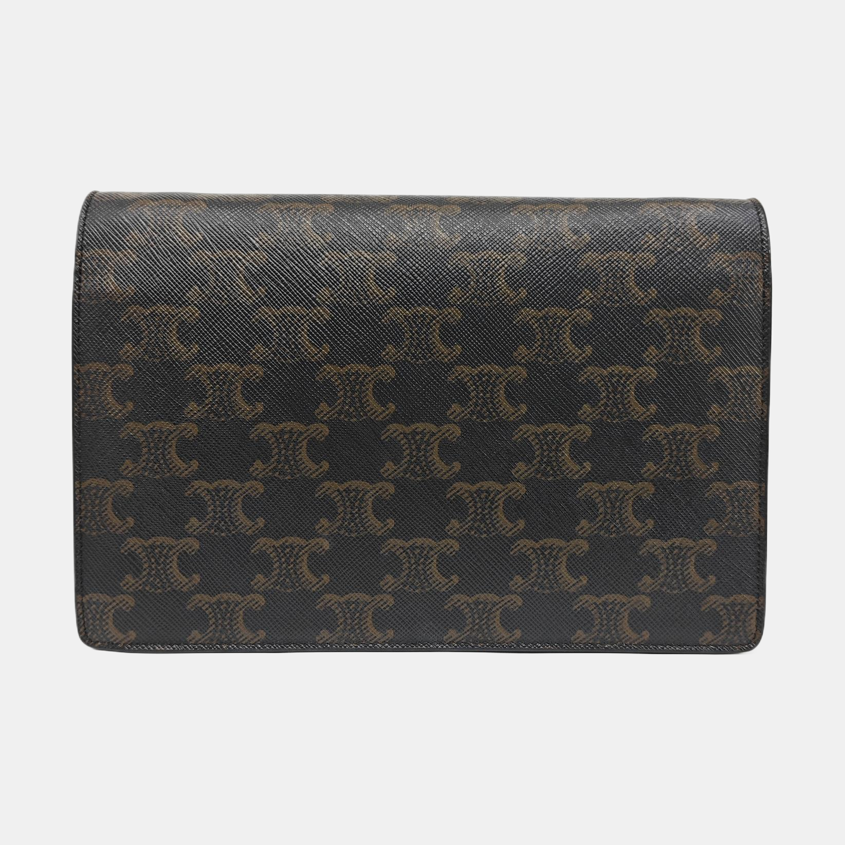TRIOMPHE CANVAS Small Coated Canvas Brown