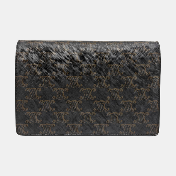 TRIOMPHE CANVAS Small Coated Canvas Brown