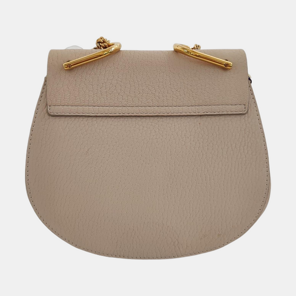 Authenticated pre-owned  Drew Mini Calfskin Beige - Shoulder Bag at Looply