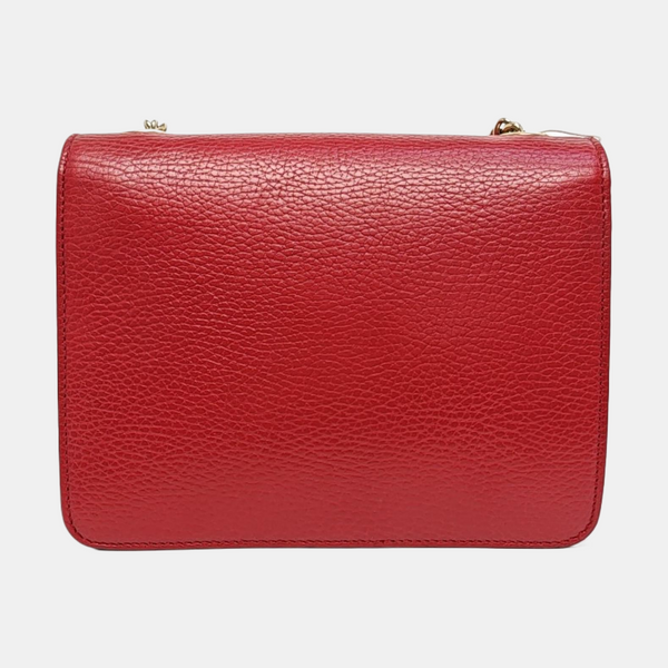 Authenticated pre-owned  Interlocking G Small Calfskin Red - Shoulder Bag at Looply