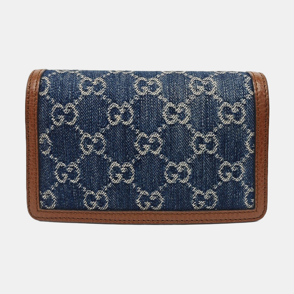 Dionysus Super Mini Monogram Denim Blue