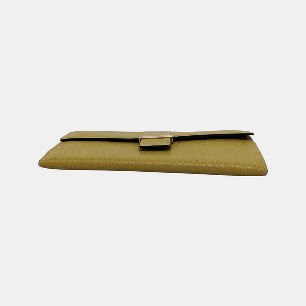 Calfskin Yellow Wallet