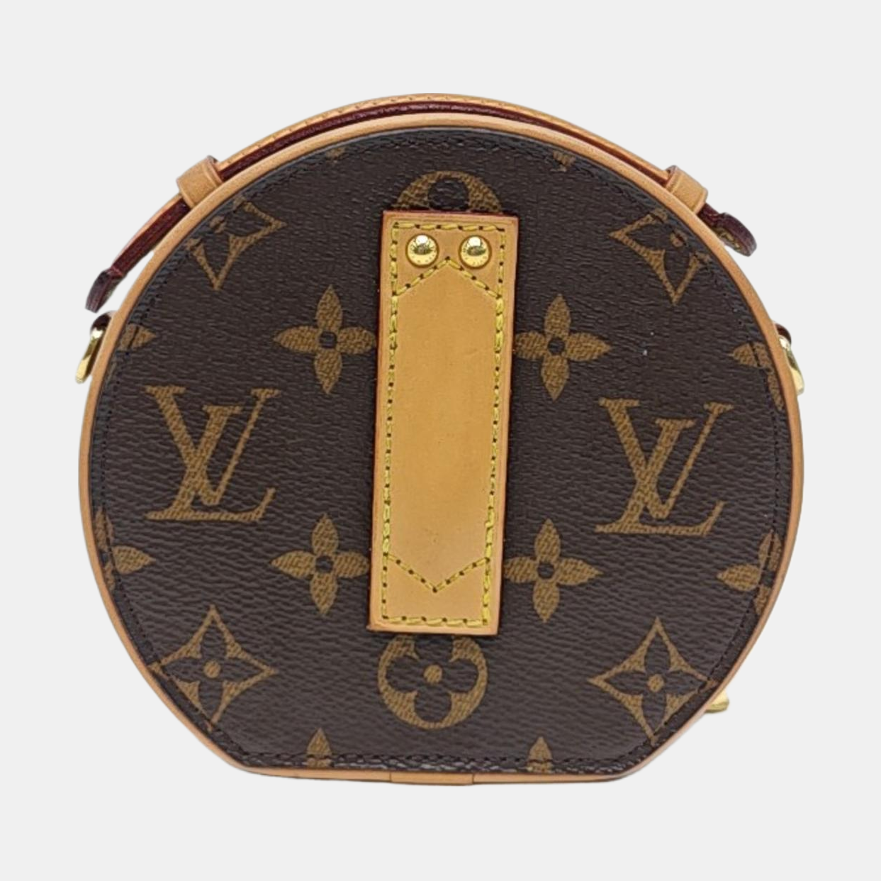 BOITE CHAPEAU Mini Monogram Coated Canvas Brown