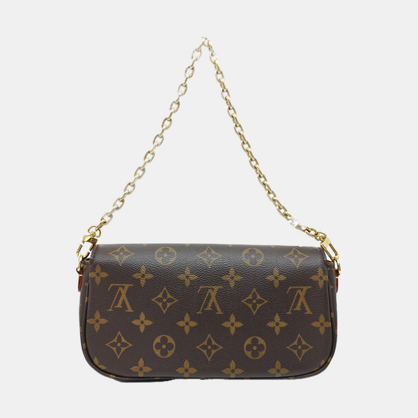 IVY Monogram Coated Canvas Brown