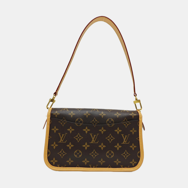 DIANE Monogram Coated Canvas Brown