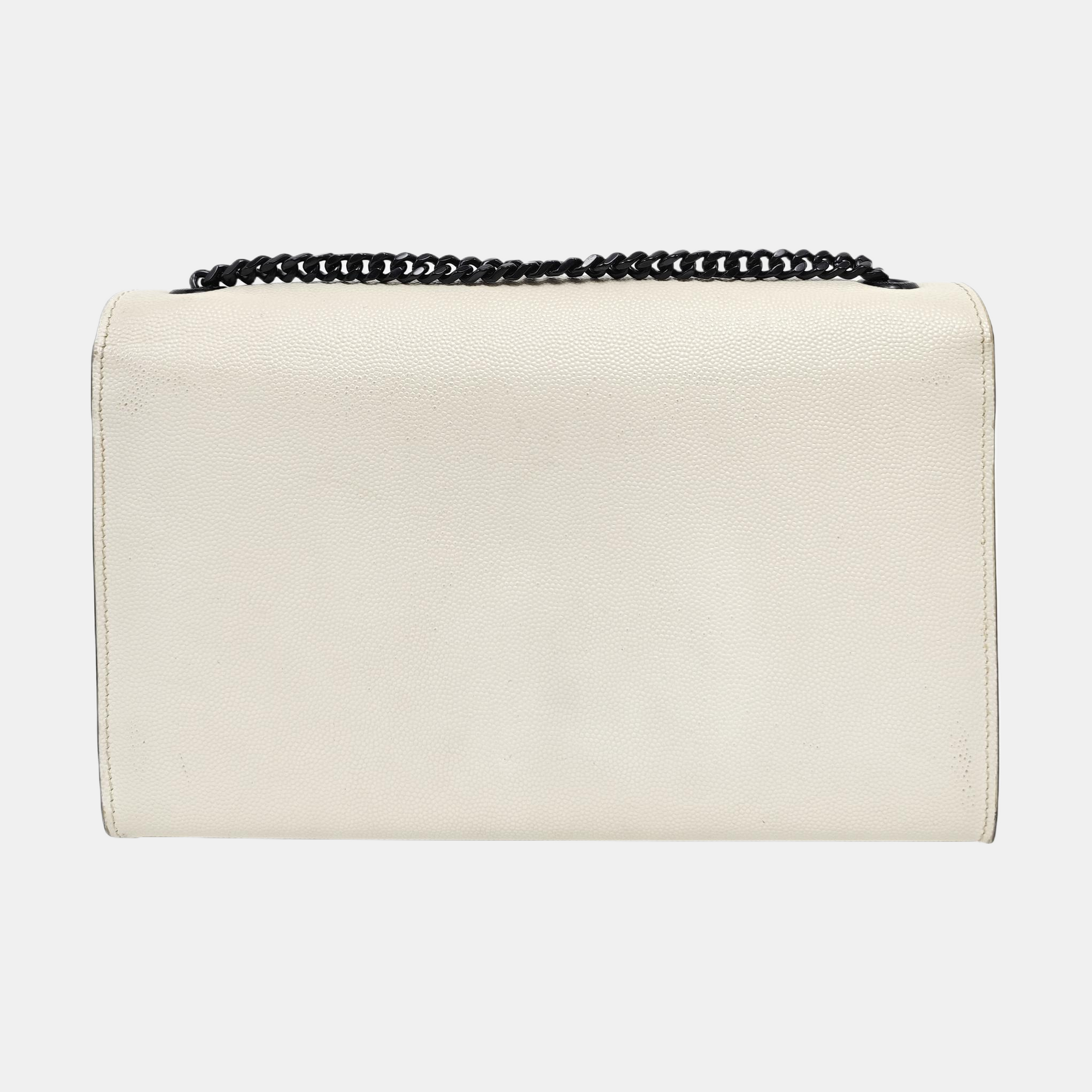 Authenticated pre-owned  KATE Medium Calfskin White - Shoulder Bag at Looply