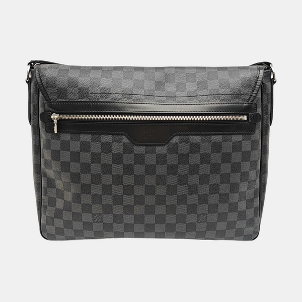 DANIEL GM Damier Graphite Coated Canvas Gray