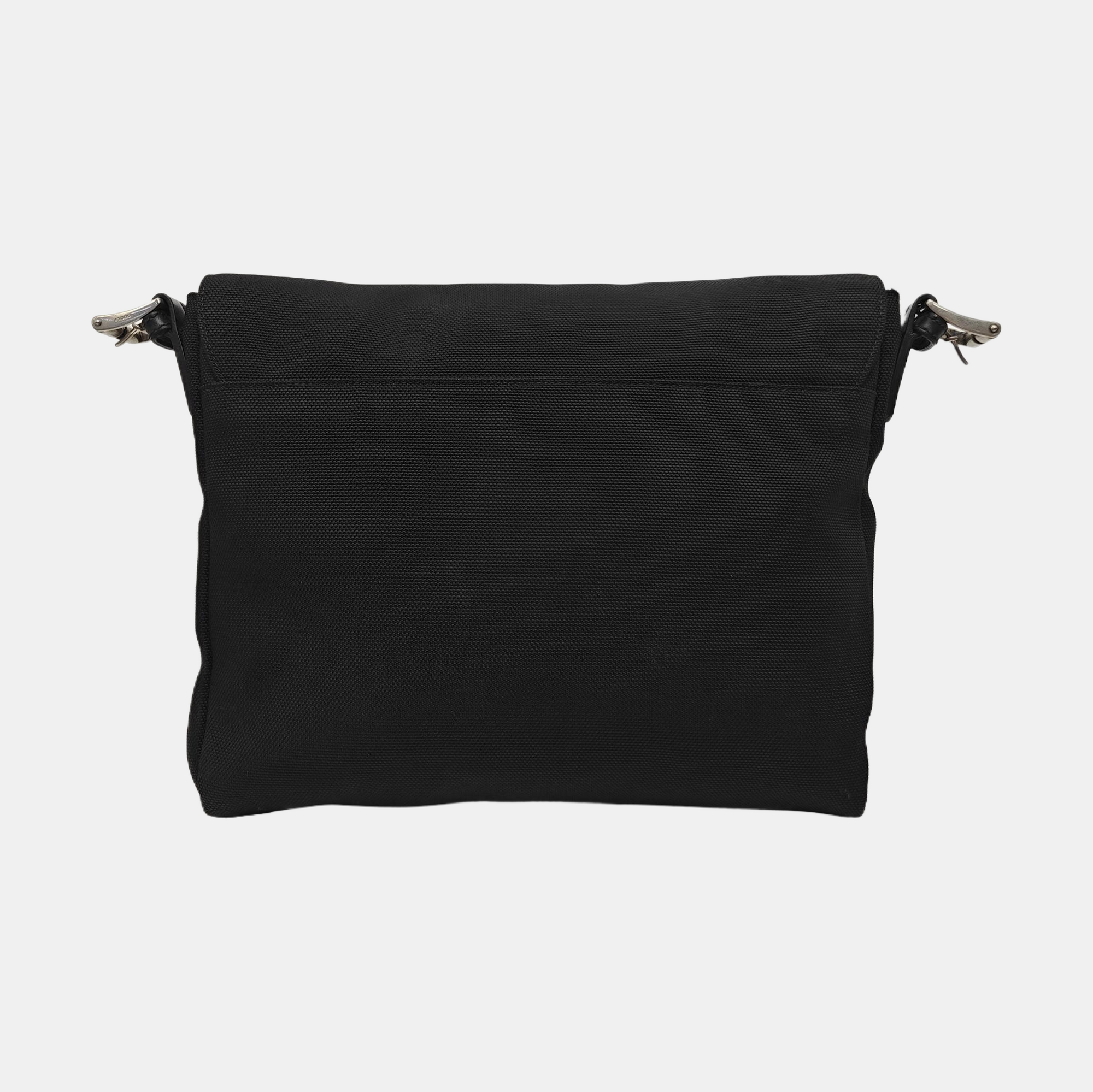 Canvas Crossbody Bag Black