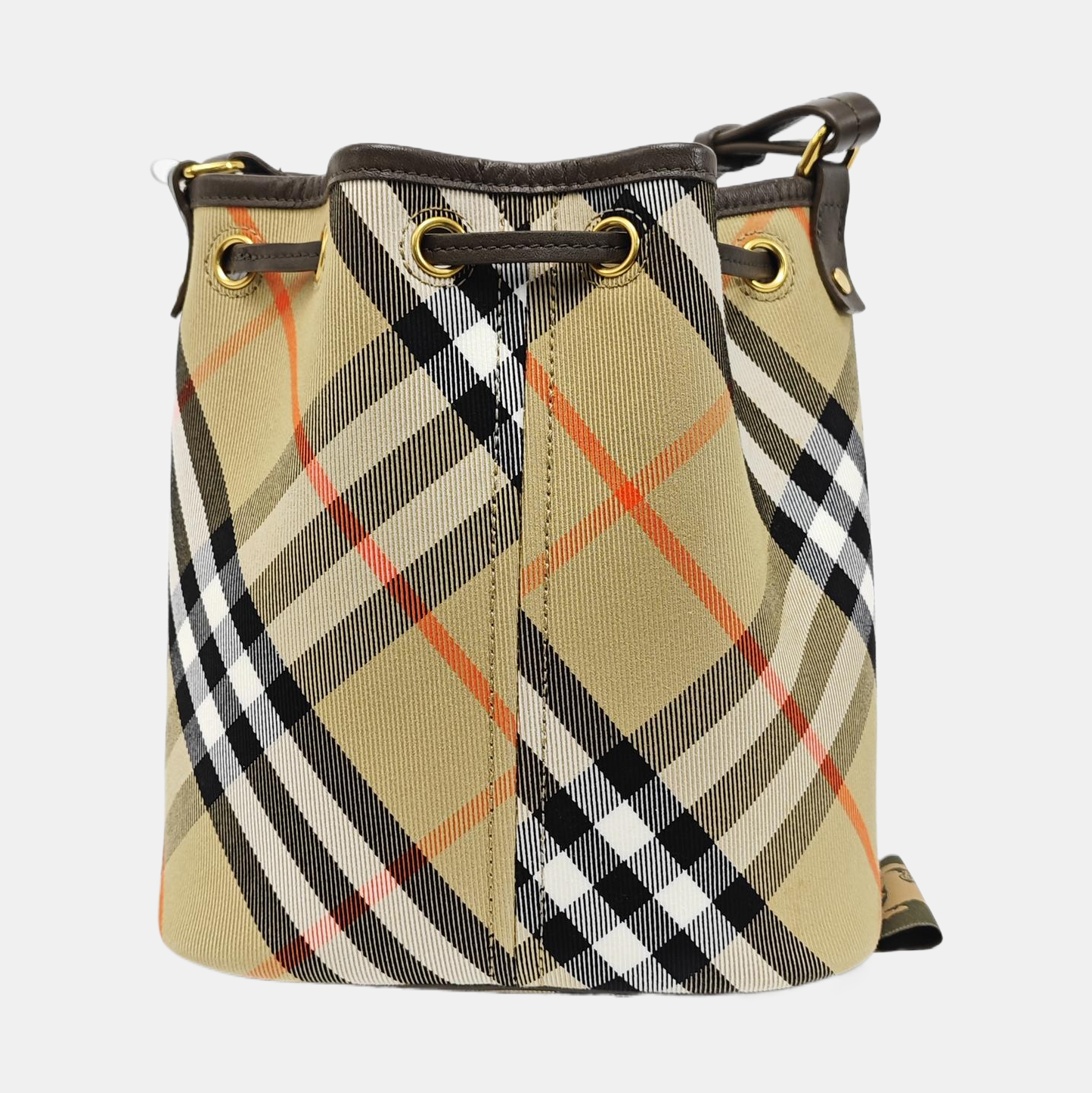 Canvas Bucket Bag Mini Beige