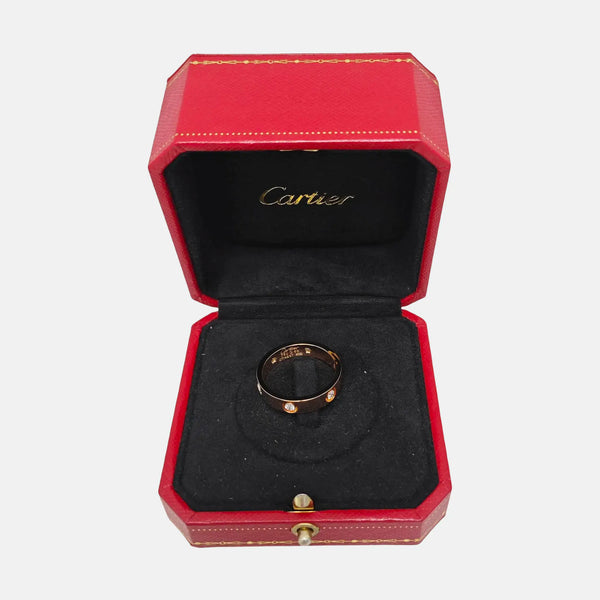 LOVE 18k Rose Gold Ring EU 63