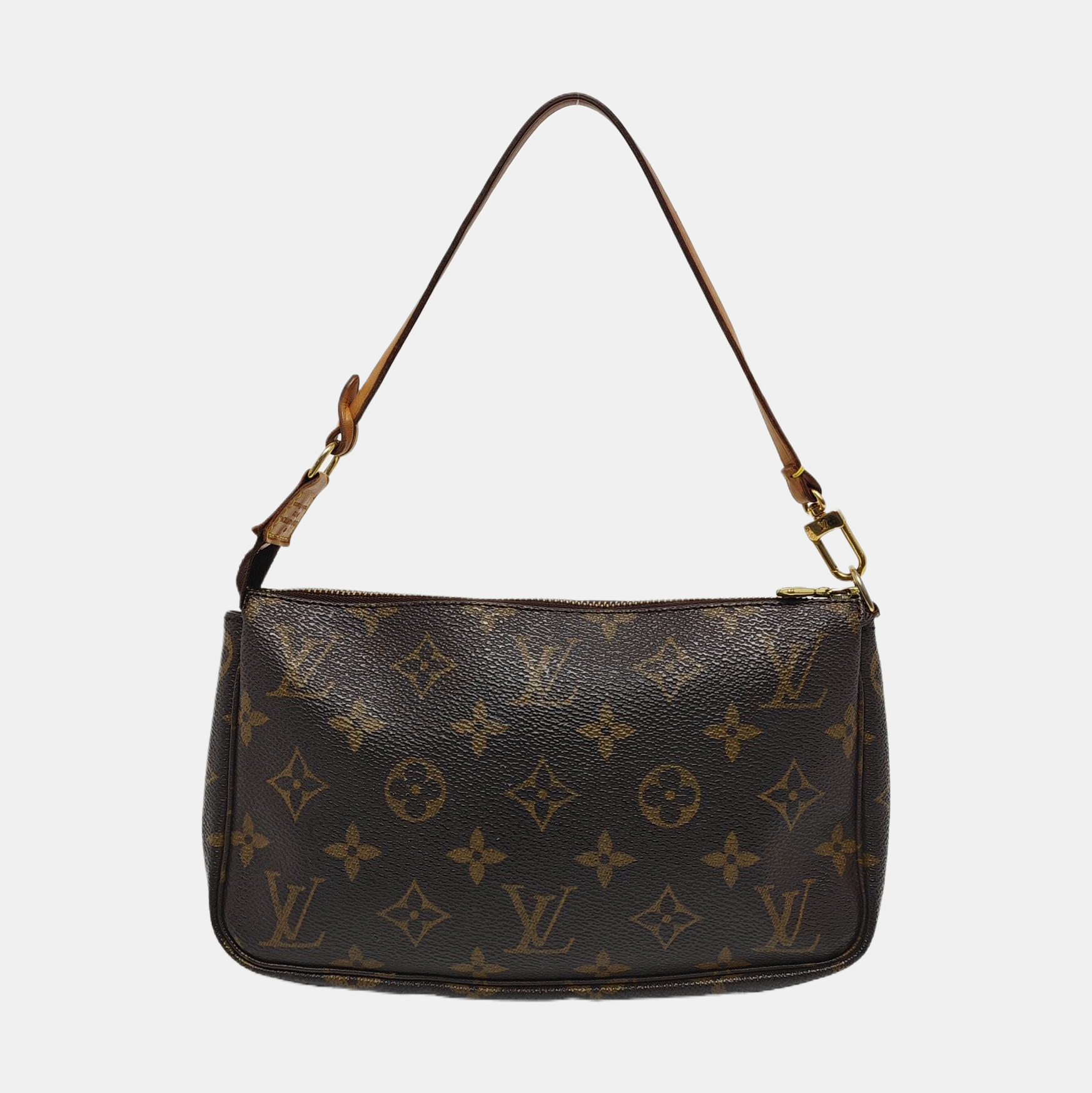 ACCESSOIRES Monogram Coated Canvas Brown