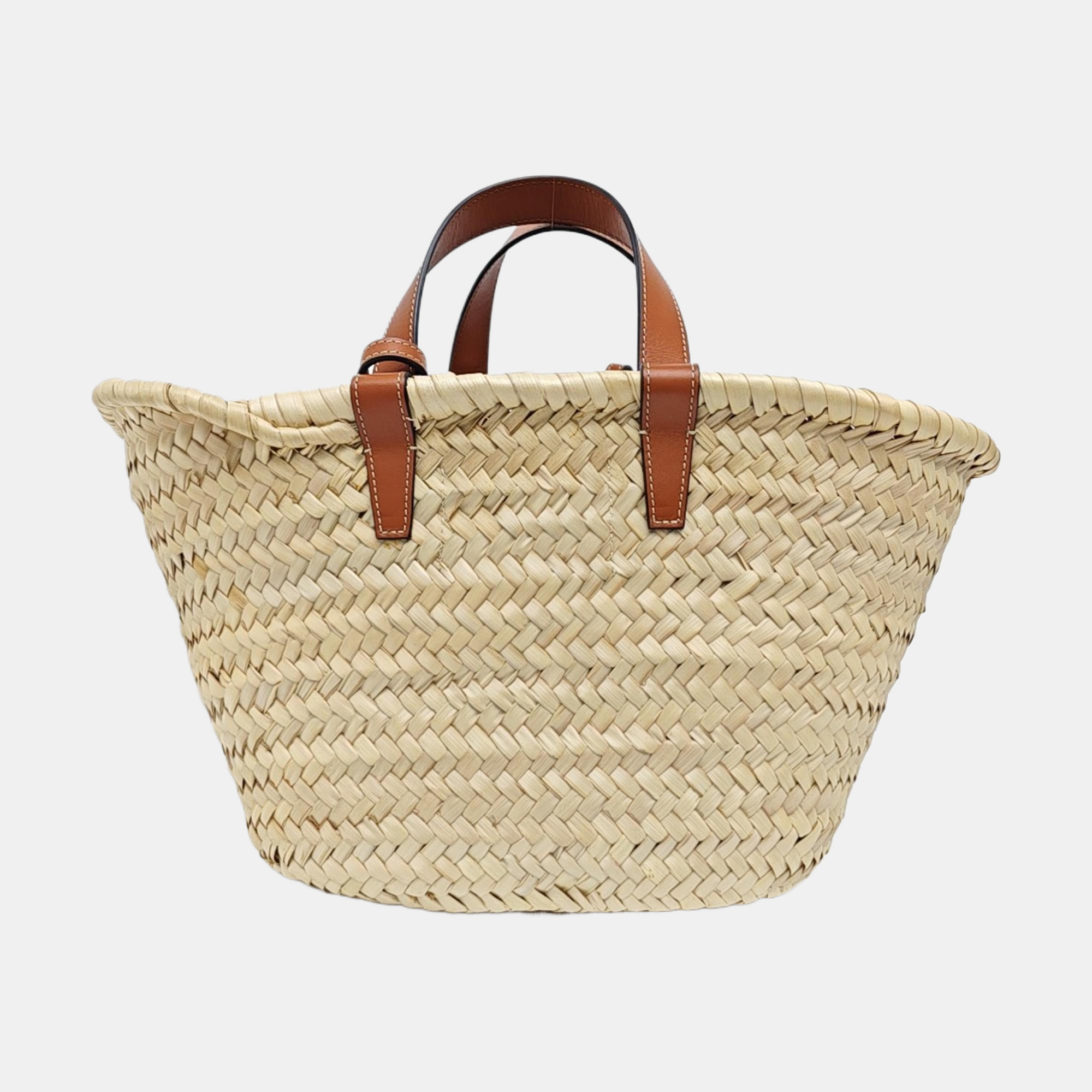 Straw Shoulder Bag Beige