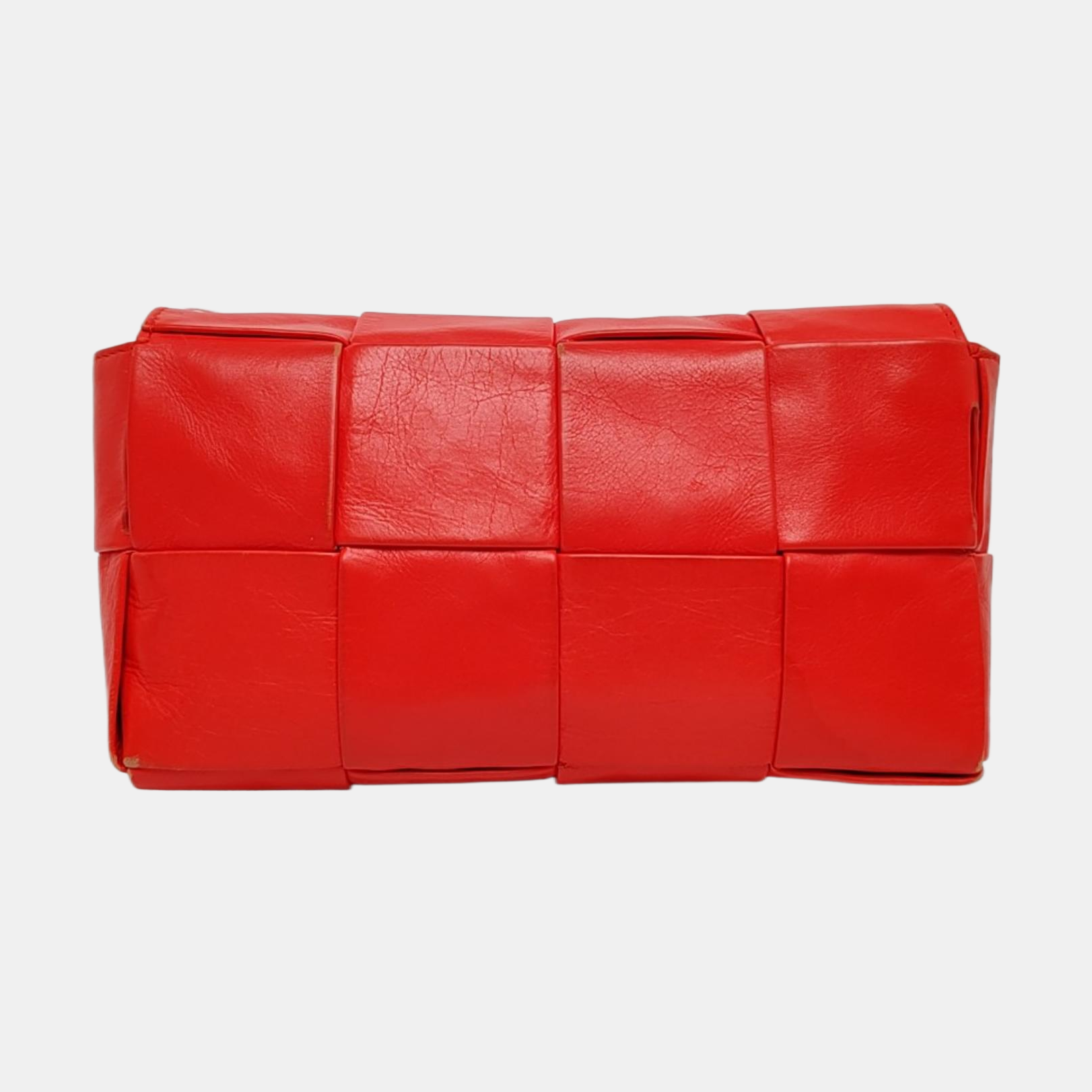 Bottega Veneta Cassette Piel de becerro Roja