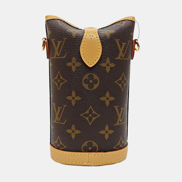 FOLD ME Monogram Coated Canvas Brown