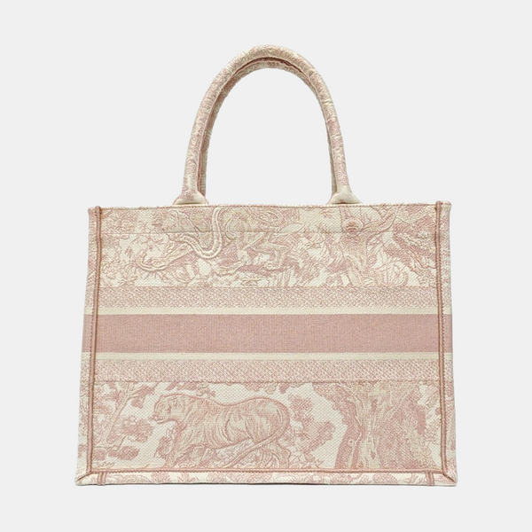 Book Tote Medium Canvas Pink