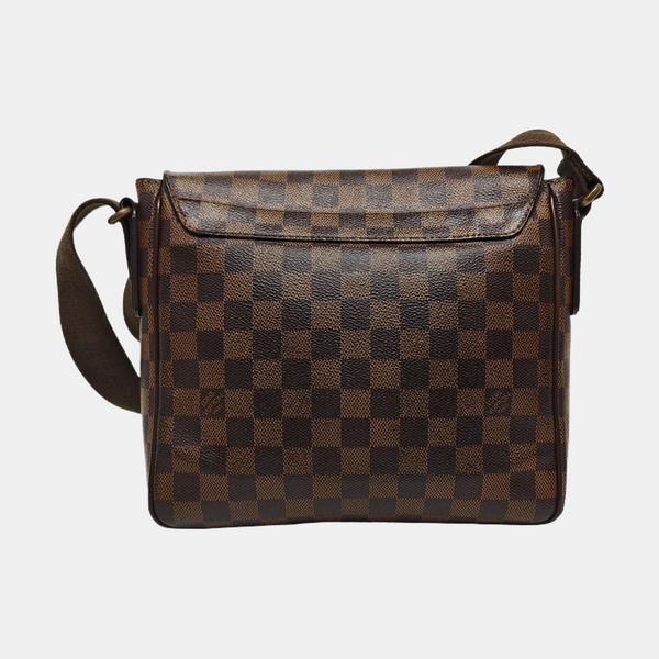 BROOKLYN Damier Ebene Coated Canvas Brown