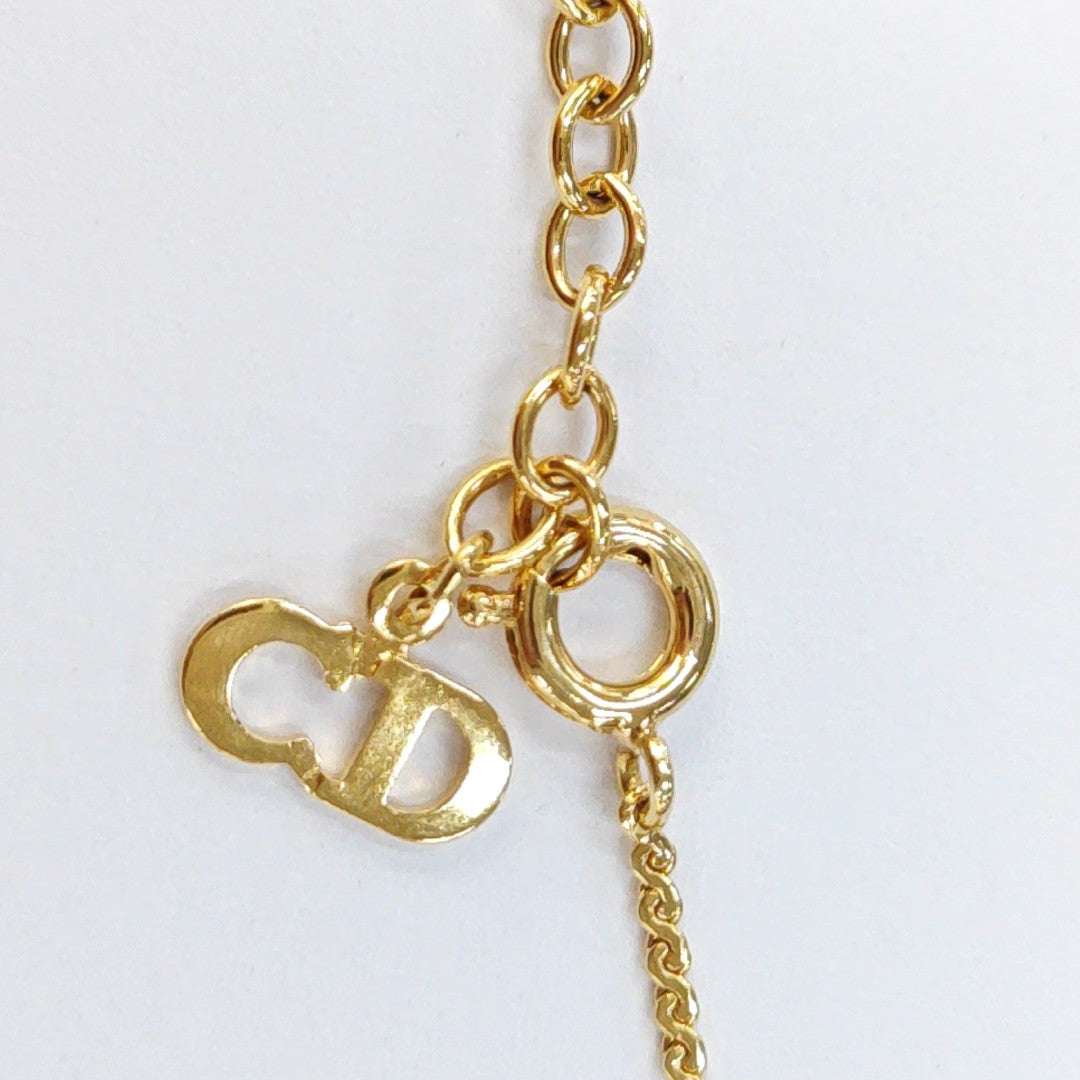 Petit CD Metal Gold Necklace